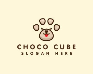 Cute Puppy Paw Logo