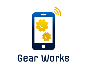 Phone Gear Technician logo design