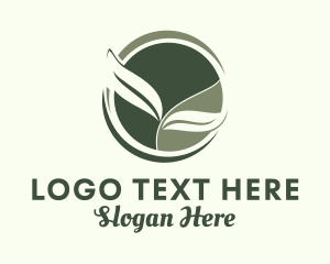 Calm - Botanical Plant Seedling logo design