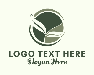 Liquid - Botanical Plant Seedling logo design