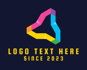 Technology - Abstract Triangle Generic Technology logo design