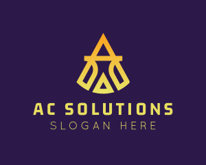 Industrial Letter A Company logo design