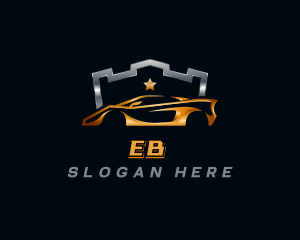 Automobile Racing Car Logo