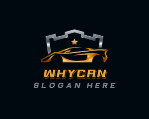 Automobile Racing Car Logo