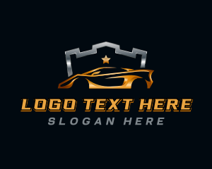 Dealership - Automobile Racing Car logo design