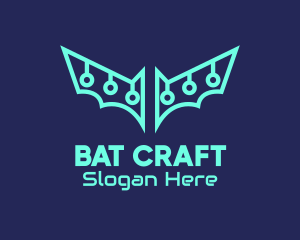 Digital Tech Bat logo design
