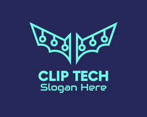 Digital Tech Bat logo design