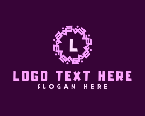 Purple - Geometric Tribal Pattern logo design