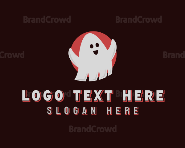 Spooky Spirit Ghost Logo