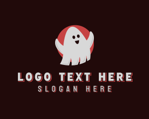 Gamer - Spooky Spirit Ghost logo design