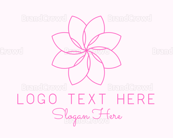 Flower Blossom Scent Logo