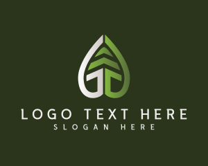 Brand - Eco Business Leaf logo design