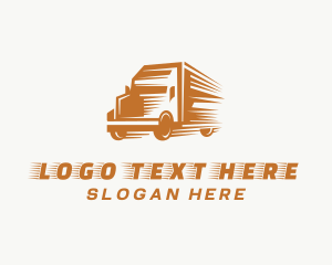 Trailer - Truck Delivery Vehicle logo design