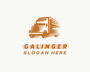 Freight - Truck Delivery Vehicle logo design