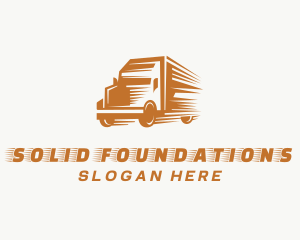 Trucker - Truck Delivery Vehicle logo design