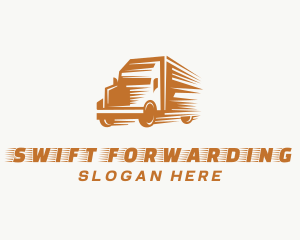 Truck Delivery Vehicle logo design