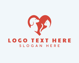 Animal Clinic - Animal Dog Cat Veterinary logo design