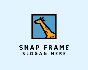 Picture - Wildlife Giraffe Frame logo design