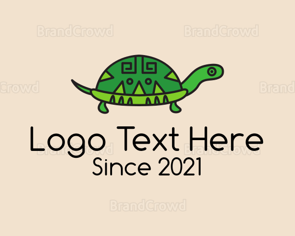 Ethnic Tortoise Animal Logo