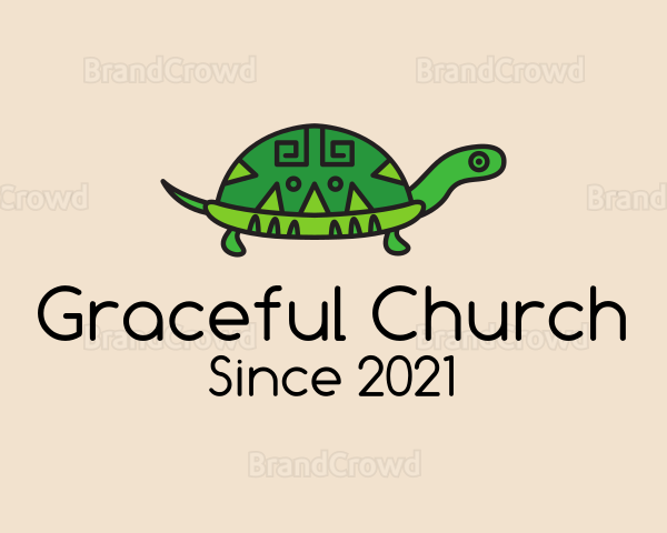 Ethnic Tortoise Animal Logo