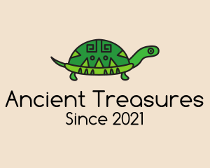 Ethnic Tortoise Animal  logo design