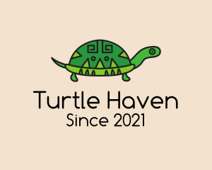 Ethnic Tortoise Animal  logo design