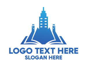 Location - Blue Book Buildings logo design