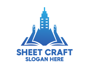 Sheet - Blue Book Buildings logo design