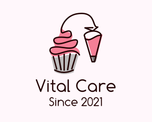 Cake Shop - Cupcake Muffin Icing logo design