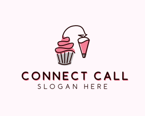 Cupcake Muffin Icing  logo design