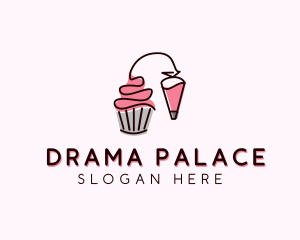 Cupcake Muffin Icing  logo design