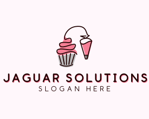 Cupcake Muffin Icing  logo design