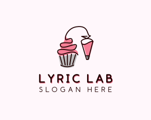 Cupcake Muffin Icing  logo design