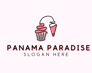 Cupcake Muffin Icing  logo design