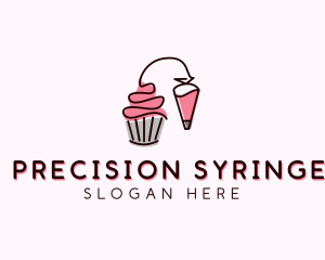 Cupcake Muffin Icing  logo design