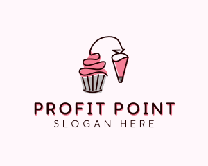 Cupcake Muffin Icing  logo design