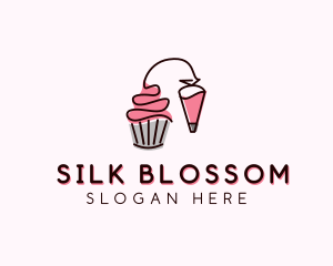 Cupcake Muffin Icing  logo design