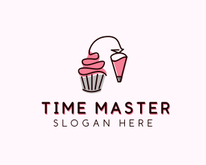 Cupcake Muffin Icing  logo design