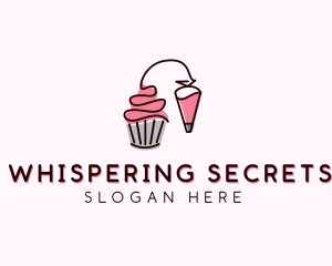 Cupcake Muffin Icing  logo design