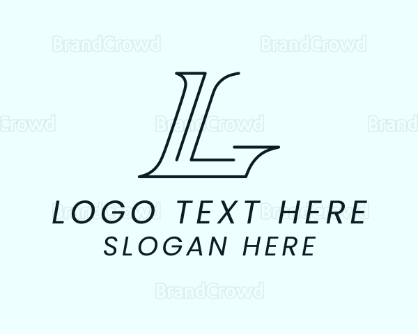 Geometric Business letter L Logo
