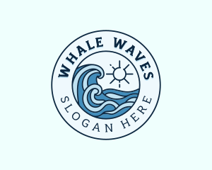 Ocean Waves Resort logo design