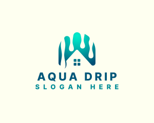 Drip - House Painting Drip logo design