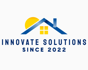 Broker - Home Roofing Architecture logo design