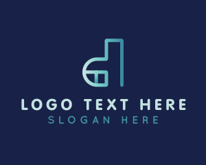 App - Generic Modern Gradient Letter D logo design