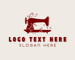 Diy - Vintage Sewing Machine logo design