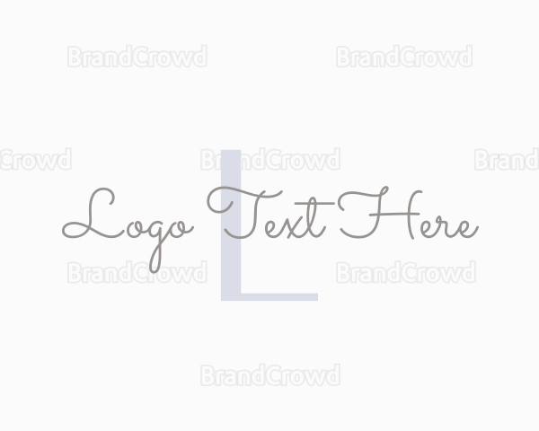 Cursive Feminine Beauty Logo