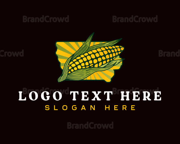 Iowa Corn Farm Logo