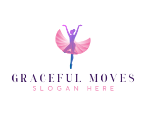 Choreography - Dancing Ballerina Choreography logo design