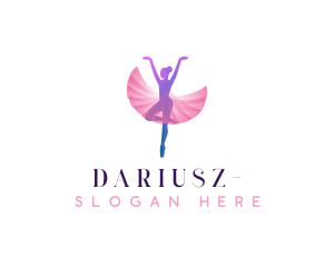 Stars - Dancing Ballerina Choreography logo design