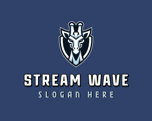 Streaming - Giraffe Esports Streaming logo design